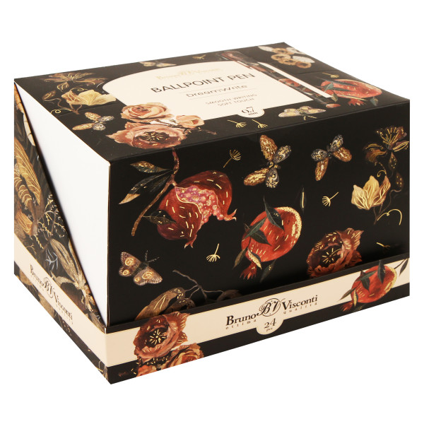 Ручка "Dreamwrite. Flora. Black Night" шар.