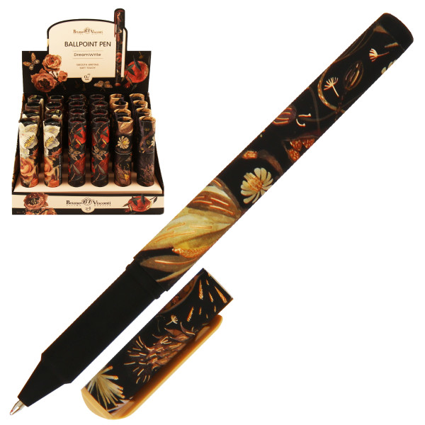 Ручка "Dreamwrite. Flora. Black Night" шар.
