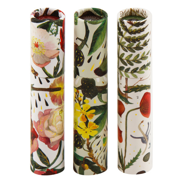 Ручка "Dreamwrite. Flora. Bloom Flowers" шар 0,7мм синяя в подар. тубе