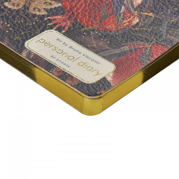 Еженедельник А6 Flex "FLORA. ГРАНАТ"