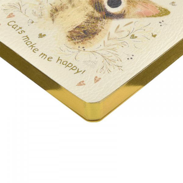 Ежедневник А6+  FLEX "Love me" Милый котик