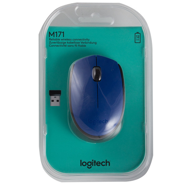 Манипулятор мышь Logitech M171  Wireless mouse blue (910-004640)