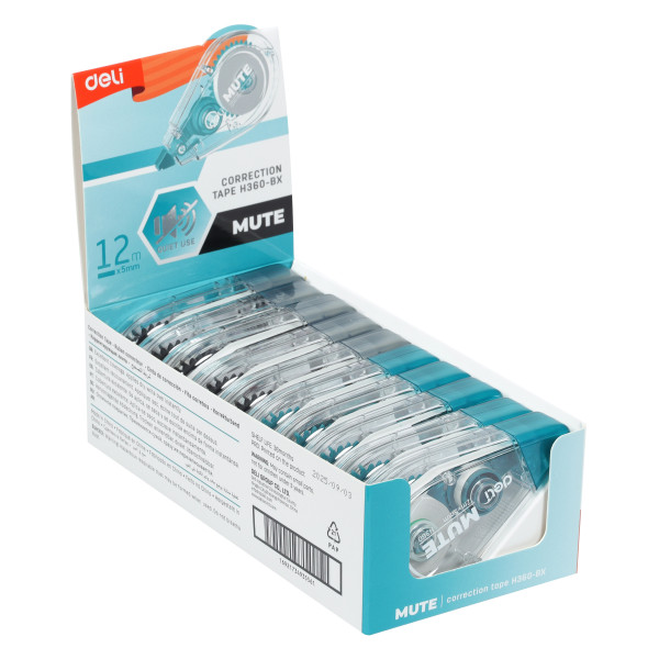 Корректируюшая лента Deli 12м*5мм