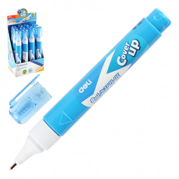 Корректирующая ручка Deli 8мл