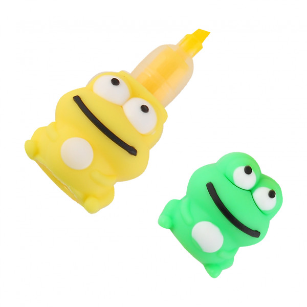 Набор текстовыделителей 5цв. 1-4мм Frog
