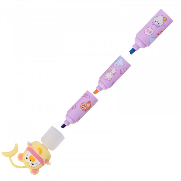 Текстовыделитель 1-5мм Fruit animals, ассорти 4в.