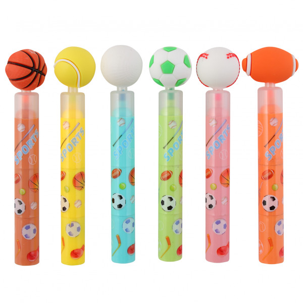 Текстовыделитель 1-4мм 3цв. неон КОКОС, Sports day ассорти 6в.