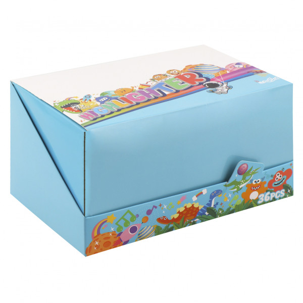 Текстовыделитель 1-5мм Монстрики, ассорти 6в.