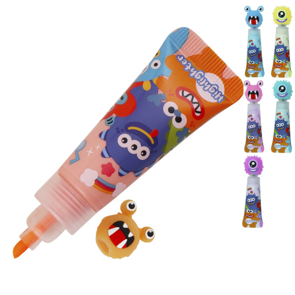 Текстовыделитель 1-5мм Монстрики, ассорти 6в.