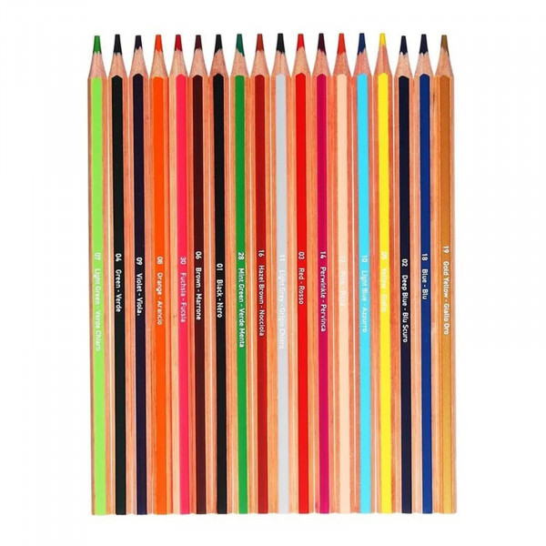 Карандаши 18 цв Carioca SUPERCOLOR шестигран. корп.   арт. 43392