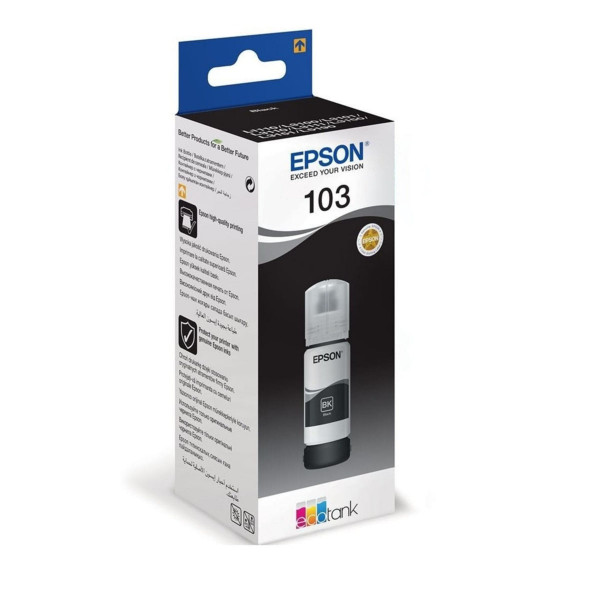 Чернила  EPSON 103 C13T00S14A для L3100/L3101/L3110/L3150/L3151 black (65мл) (о)