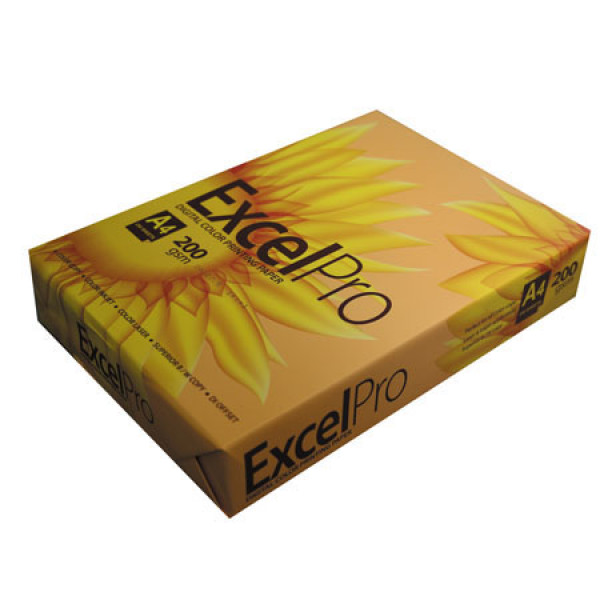 Бумага Excelpro Sun Flower A4 200 гр.(полноцветная лазер./струйн. печать)  100л/пач. 18 пач/кор. арт. ExP200