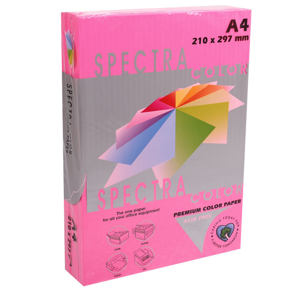 Бумага цветная А4 80г/м2 500л Spectra Color №350 малиновый