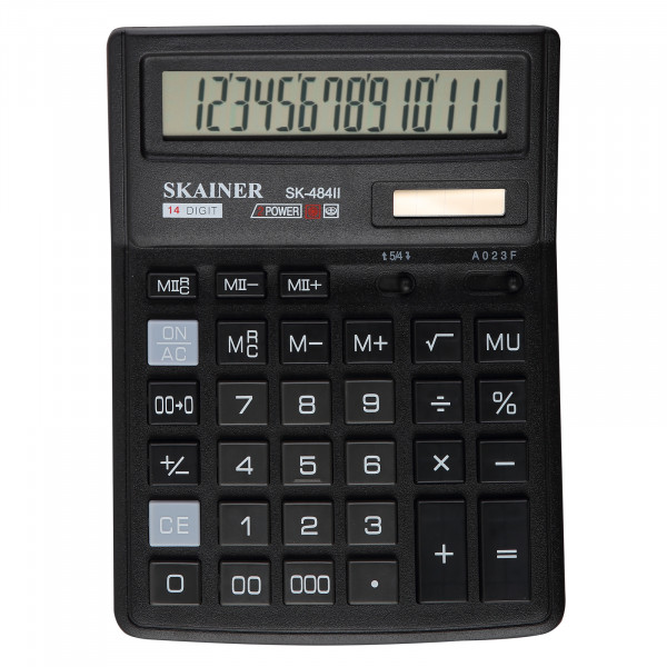 Калькулятор Skainer SK-484 14 разрядный (аналог SDC-384 II) арт. SK-484II