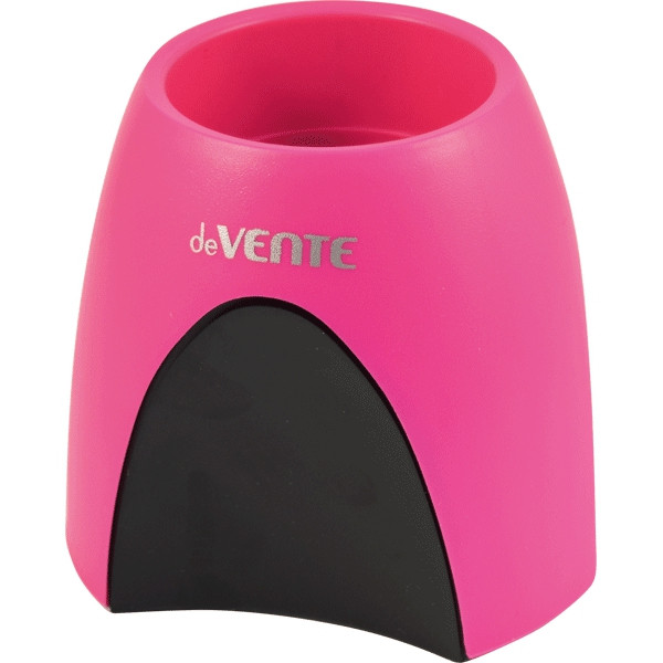 Настольная подставка-стакан для канцелярских принадлежностей с магнитным держателем deVENTE 4104723 розовая