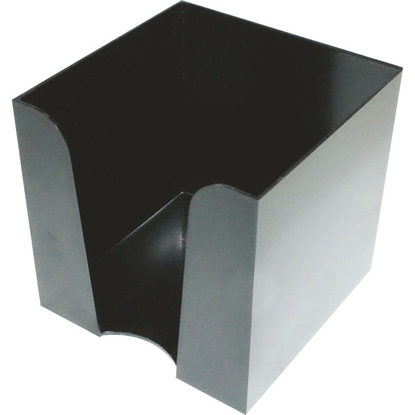Подставка бокс для бумажного блока "Attomex" 90x90x50 мм, черный
