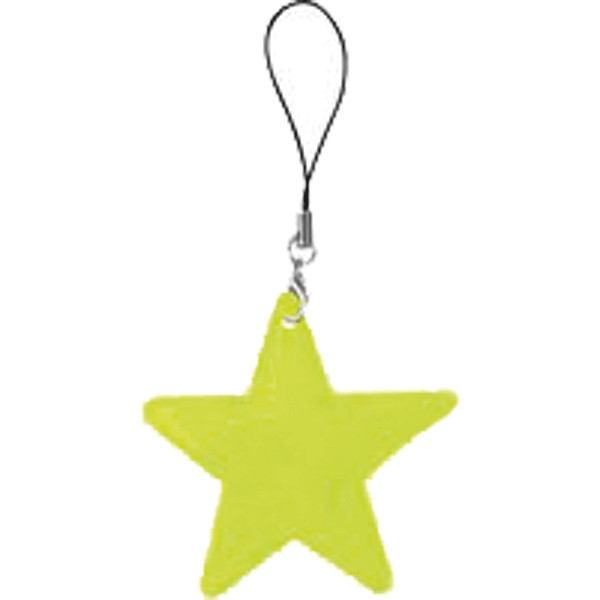 Подвес виниловый "deVENTE. Звезда" 55*55 мм, световозвр. желтый