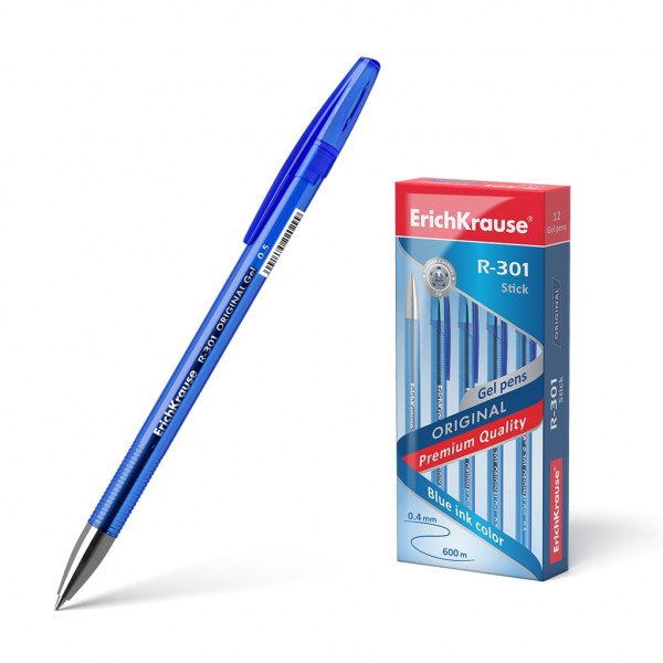 Ручка гелевая R-301 Original 0,5 синий