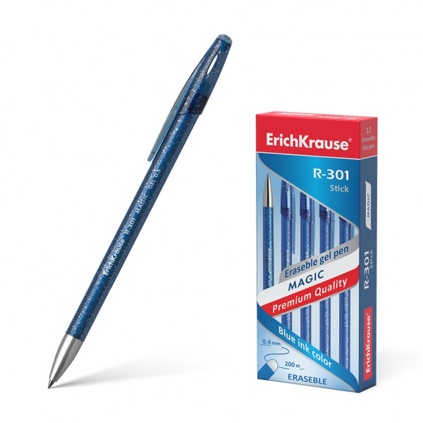 Ручка гелевая "R-301" Magic 0.5 синий стир. чернила