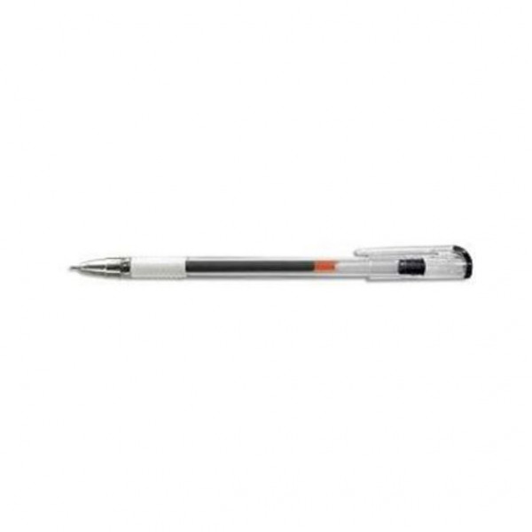Ручка гелевая "Standart" черная 0,5, игольчатый стержень