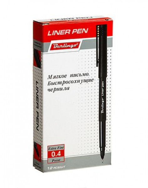 Ручка капиллярная Berlingo Liner pen 0,4мм черная