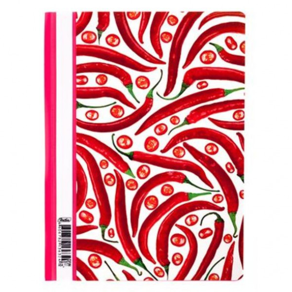 Скоросшиватель пласт 180мкм Hatber AS4_11798 Перчик