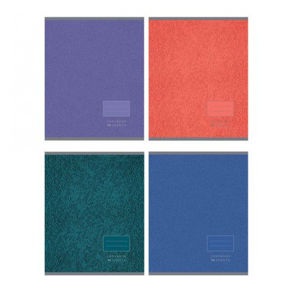 Тетрадь 96л BG Т5ск96 6906 Цветная текстура ассорти 50шт/уп