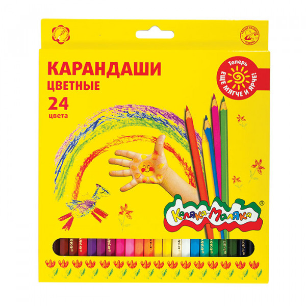 Карандаши 24 цв Каляка-Маляка . шестигран. корп.   арт. ККМ24