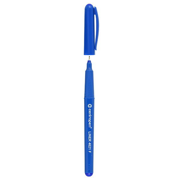 Ручка капиллярная 0,3 Centropen Ergocap 4621 синий картонная коробка