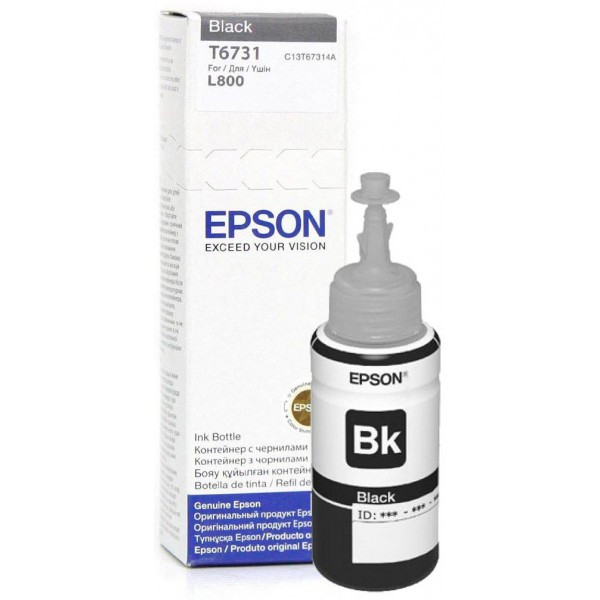 Чернила Epson Т6731 70мл для L800 black (о)